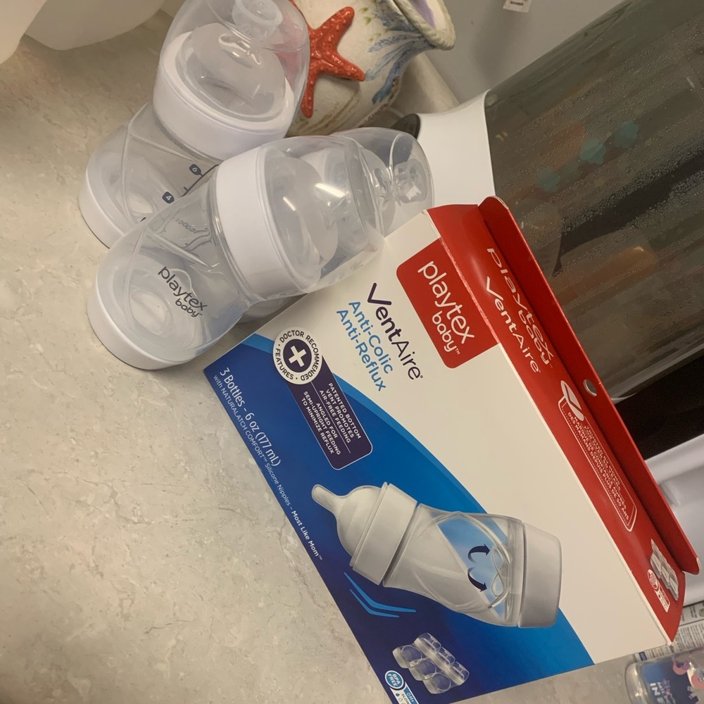 EUC Playtex baby bottles